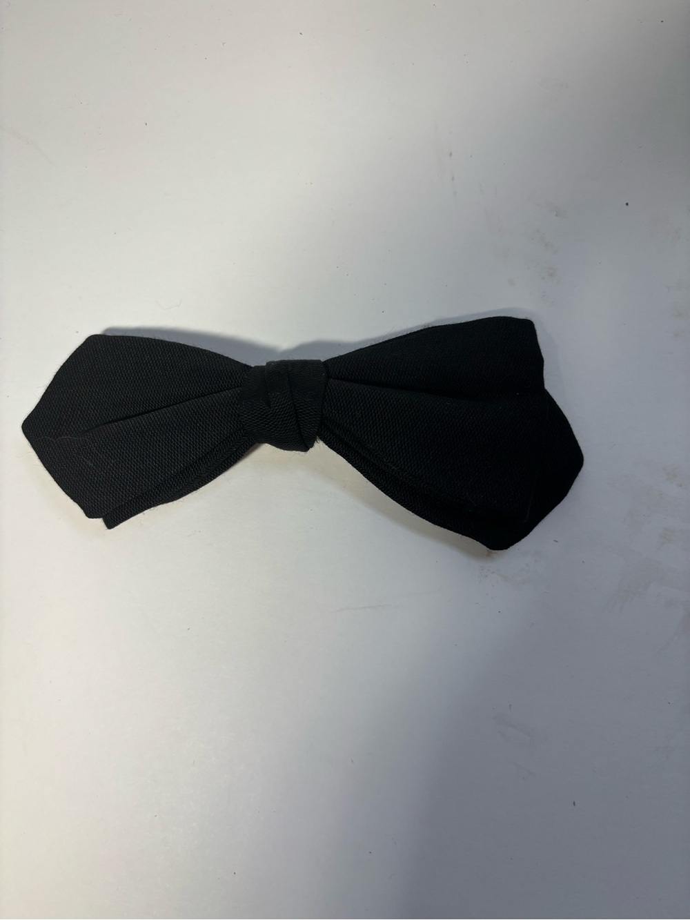 Classic Black Fabric boys/young Men’s bow tie clip on